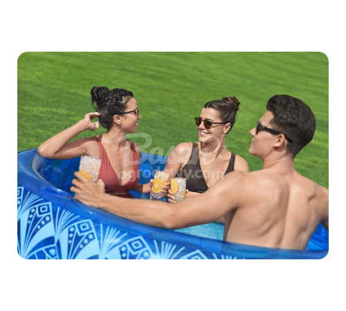 Басейн надувний Bestway 54479 BOHEMIAN BLUE 168 x 53 см Басейн надувний Bestway 54479 BOHEMIAN BLUE 168 x 53 см
