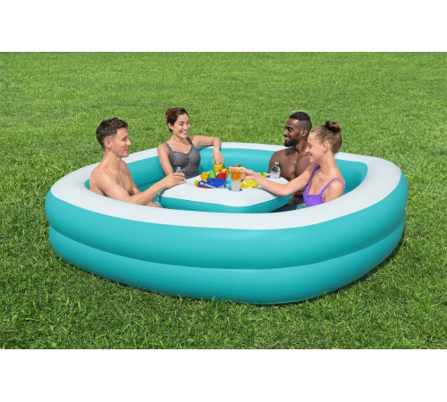 Басейн надувний дитячий Bestway 54446 218x218x48 см Басейн надувний дитячий Bestway 54446 218x218x48 см