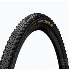Шина велосипедна  28 x 1,50 CONTINENTAL Terra Trail PT 700x40C TR 460г - чорна