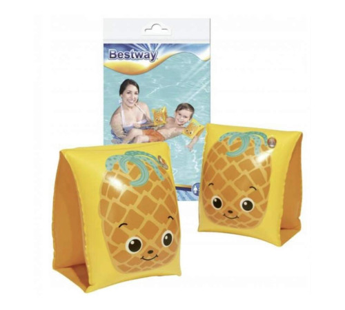 Нарукавники для плавання Bestway 32042-pineapple Ананас, 23 x 15 см