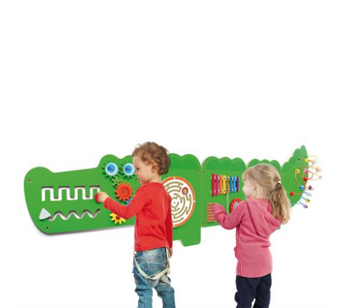 Бізіборд Viga Toys Крокодил, 5 секцій (50346FSC)