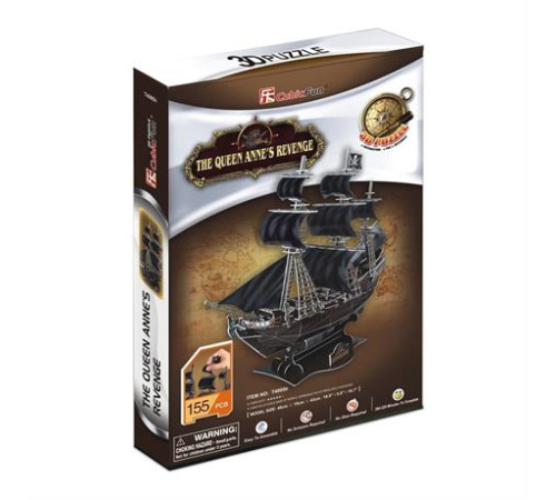 3D пазл CubicFun Корабель Помста Королеви Анни (T4005h) 3D пазл CubicFun Корабель Помста Королеви Анни (T4005h)