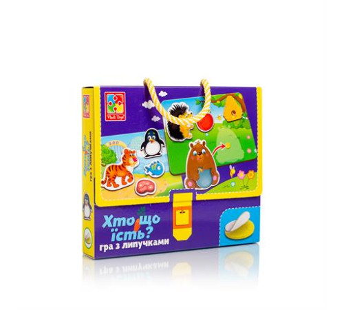 Гра з липучками Vladi Toys Хто що їсть (VT1302-27)