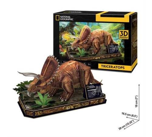 3D пазл CubicFun National Geographic Dino Трицератопс (DS1052h)