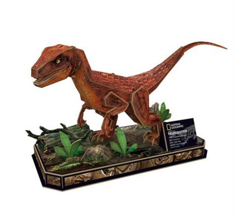 3D пазл CubicFun National Geographic Dino Велоцираптор (DS1053h)