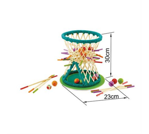 Головоломка з бамбуку Hape Pallina з кульками (E5522)