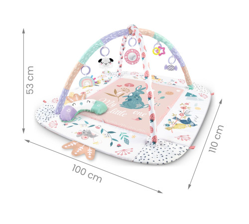 Розвивальний килимок 110 x 100 см Пташеня Nukido