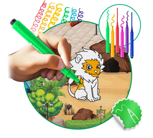 Килимок для розфарбовування 120 x 90 x 0,3 см Ricokids