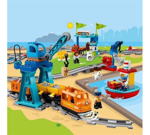 Конструктор LEGO DUPLO Trains Вантажний поїзд 105 ел. (10875)