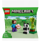 Конструктор LEGO Minecraft Стів і малюк-панда 35 деталей (30672)