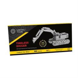 Колекційна модель-конструктор Metal Time Tireless Digger Екскаватор механічний (MT043)