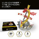 Колекційна модель-конструктор Metal Time Sun Chaser Dragon Stand Clock Сонячний годинник (MT025)