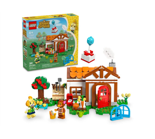 Конструктор LEGO Animal Crossing Візит у гості до Isabelle 389 ел. (77049)