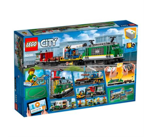 Конструктор LEGO City Вантажний поїзд 1226 ел. (60198)