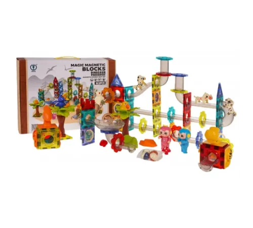 Дитячий конструктор магнітний ZOO Ball Set 153 ел.