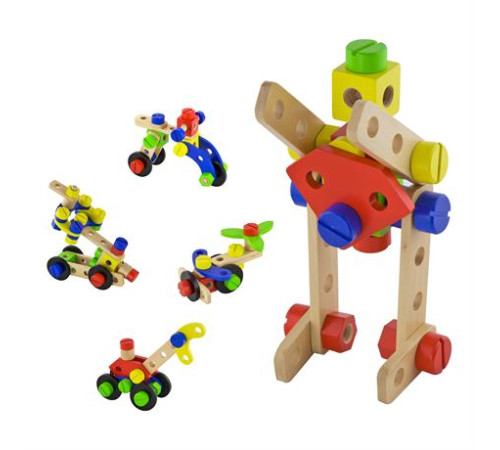 Дерев'яний конструктор Viga Toys 48 ел. (50383)