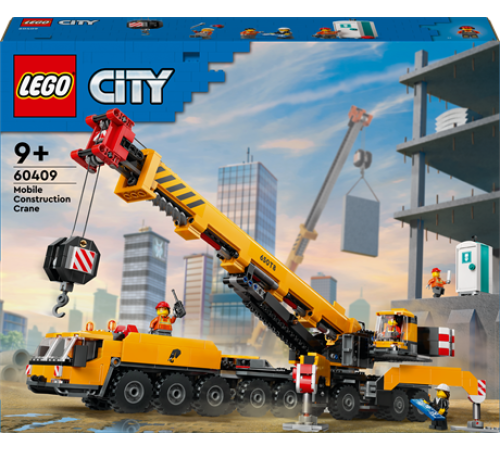 Конструктор LEGO City Жовтий пересувний будівельний кран 1116 ел. (60409)