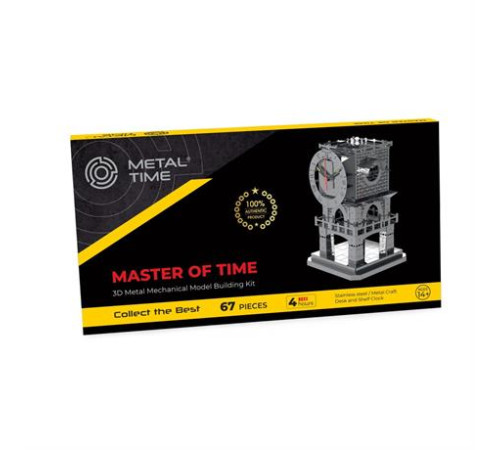 Колекційна модель-конструктор Metal Time Master of Time Вежа-годинник механічна (MT048) Колекційна модель-конструктор Metal Time Master of Time Вежа-годинник механічна (MT048)