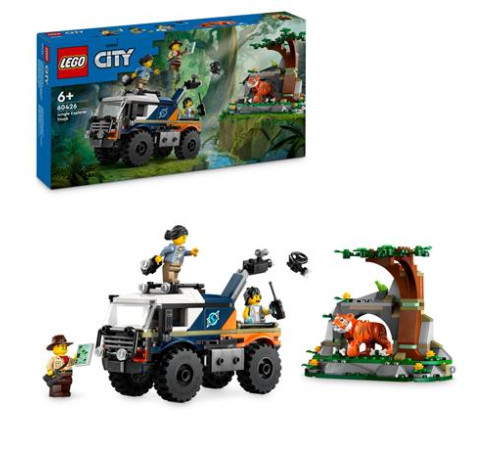 Конструктор LEGO City Позашляховик для дослідження джунглів 314 ел. (60426)