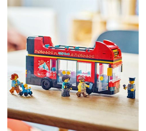 Конструктор LEGO City Червоний двоповерховий екскурсійний автобус 384 ел. (60407) Конструктор LEGO City Червоний двоповерховий екскурсійний автобус 384 ел. (60407)