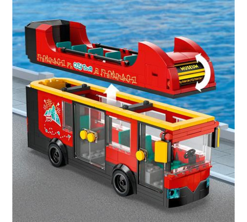 Конструктор LEGO City Червоний двоповерховий екскурсійний автобус 384 ел. (60407) Конструктор LEGO City Червоний двоповерховий екскурсійний автобус 384 ел. (60407)