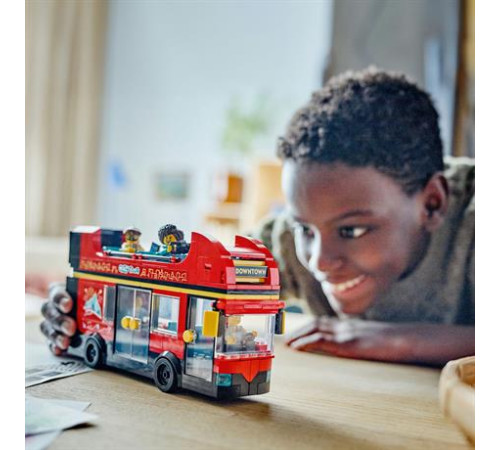 Конструктор LEGO City Червоний двоповерховий екскурсійний автобус 384 ел. (60407) Конструктор LEGO City Червоний двоповерховий екскурсійний автобус 384 ел. (60407)