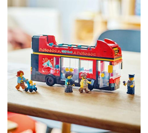 Конструктор LEGO City Червоний двоповерховий екскурсійний автобус 384 ел. (60407) Конструктор LEGO City Червоний двоповерховий екскурсійний автобус 384 ел. (60407)
