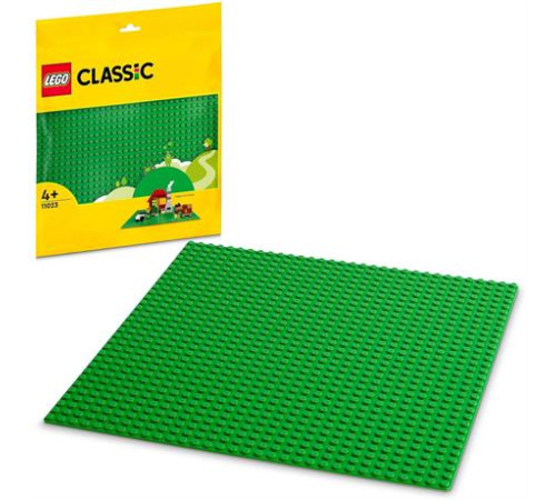 Конструктор LEGO Classic Базова пластина зеленого кольору (11023)