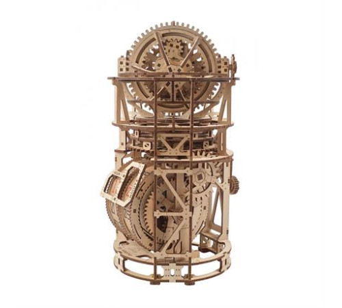 Дерев'яний механічний 3D конструктор Ugears Астрономічний годинник із турбийоном (70162)