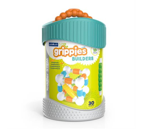 Магнітний конструктор Guidecraft Grippies Builders, 30 ел. (G8312)