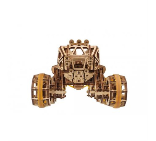 Дерев'яний механічний 3D конструктор Ugears Пілотований марсохід (70206)