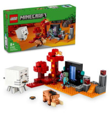 Конструктор LEGO Minecraft Засідка біля порталу в Нижній світ 352 ел. (21255)