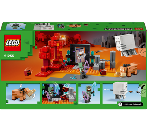 Конструктор LEGO Minecraft Засідка біля порталу в Нижній світ 352 ел. (21255) Конструктор LEGO Minecraft Засідка біля порталу в Нижній світ 352 ел. (21255)