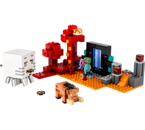 Конструктор LEGO Minecraft Засідка біля порталу в Нижній світ 352 ел. (21255) Конструктор LEGO Minecraft Засідка біля порталу в Нижній світ 352 ел. (21255)
