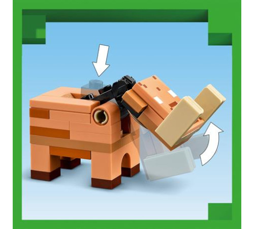 Конструктор LEGO Minecraft Засідка біля порталу в Нижній світ 352 ел. (21255) Конструктор LEGO Minecraft Засідка біля порталу в Нижній світ 352 ел. (21255)