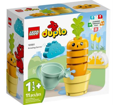 Конструктор LEGO DUPLO My First Морква на грядці 11 ел. (10981)