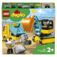 Конструктор LEGO DUPLO Вантажівка та гусеничний екскаватор 20 ел. (10931)