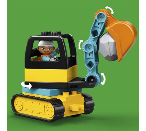 Конструктор LEGO DUPLO Вантажівка та гусеничний екскаватор 20 ел. (10931) Конструктор LEGO DUPLO Вантажівка та гусеничний екскаватор 20 ел. (10931)