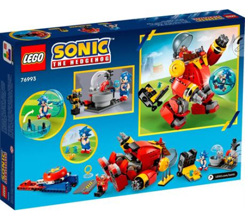 Конструктор LEGO Sonic the Hedgehog Сонік проти смертельного робота-яйця доктора Еґмана 615 ел. (76993)