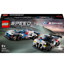 Конструктор LEGO Speed Champions Автомобілі для перегонів BMW M4 GT3 і BMW M Hybrid V8 676 ел. (76922)