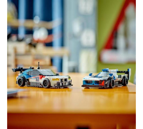 Конструктор LEGO Speed Champions Автомобілі для перегонів BMW M4 GT3 і BMW M Hybrid V8 676 ел. (76922)