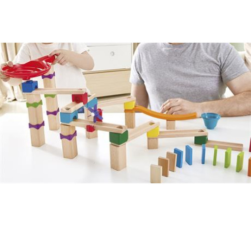 Конструктор-лабіринт Hape Marble Run Гоночна траса 81 ел. (E1101)