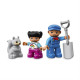 Конструктор LEGO DUPLO Town Паровоз на паровій тязі 59 деталей (10874)