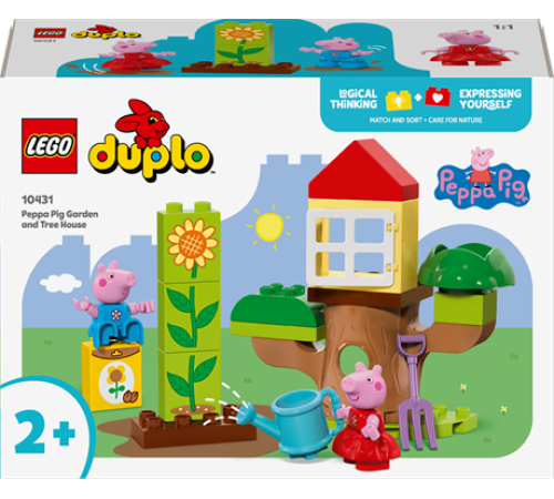 Конструктор LEGO DUPLO Сад і будиночок на дереві Пеппи 20 деталей (10431) Конструктор LEGO DUPLO Сад і будиночок на дереві Пеппи 20 деталей (10431)