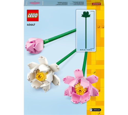 Конструктор LEGO Icons Квіти лотоса 220 ел. (40647) Конструктор LEGO Icons Квіти лотоса 220 ел. (40647)