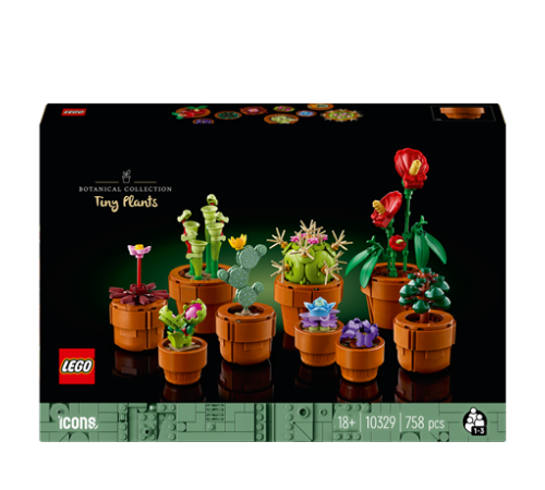Конструктор LEGO Icons Мініатюрні рослини 758 ел. (10329) Конструктор LEGO Icons Мініатюрні рослини 758 ел. (10329)