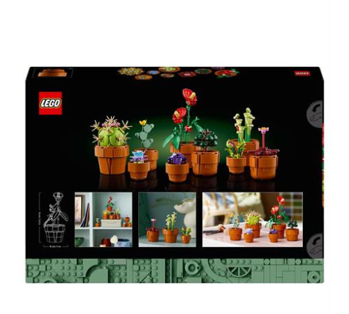 Конструктор LEGO Icons Мініатюрні рослини 758 ел. (10329) Конструктор LEGO Icons Мініатюрні рослини 758 ел. (10329)