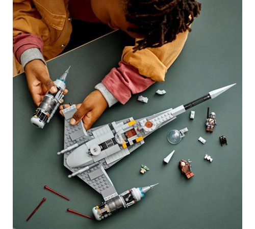 Конструктор LEGO Star Wars Мандалорський зоряний винищувач N-1 412 ел. (75325)