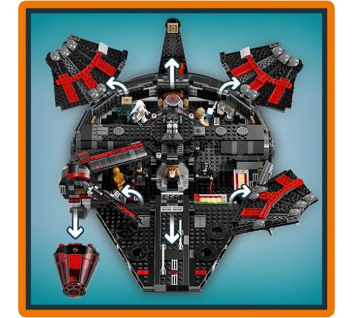 Конструктор LEGO Star Wars Темний сокіл 1579 ел. (75389)