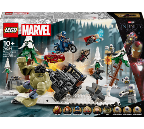 Конструктор LEGO Marvel Месники Ера Альтрона 613 ел. (76291)